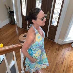 LILLY PULITZER Halter Dress St 2